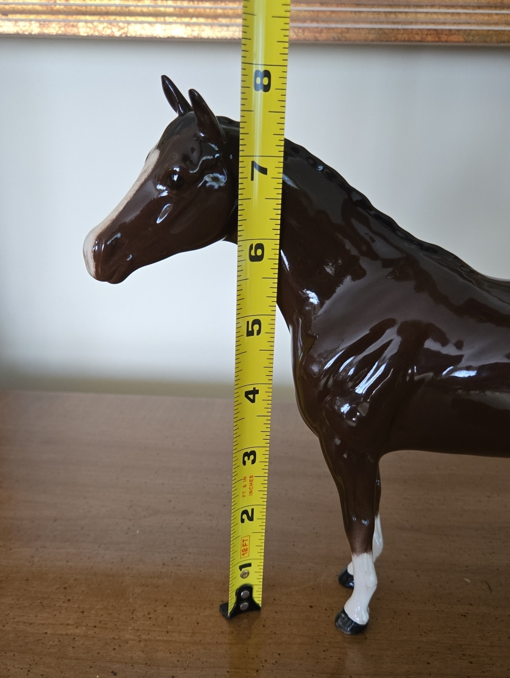 Beswick Porcelain Thoroughbred Stallion Figurine 1772 - Picture 6 of 10